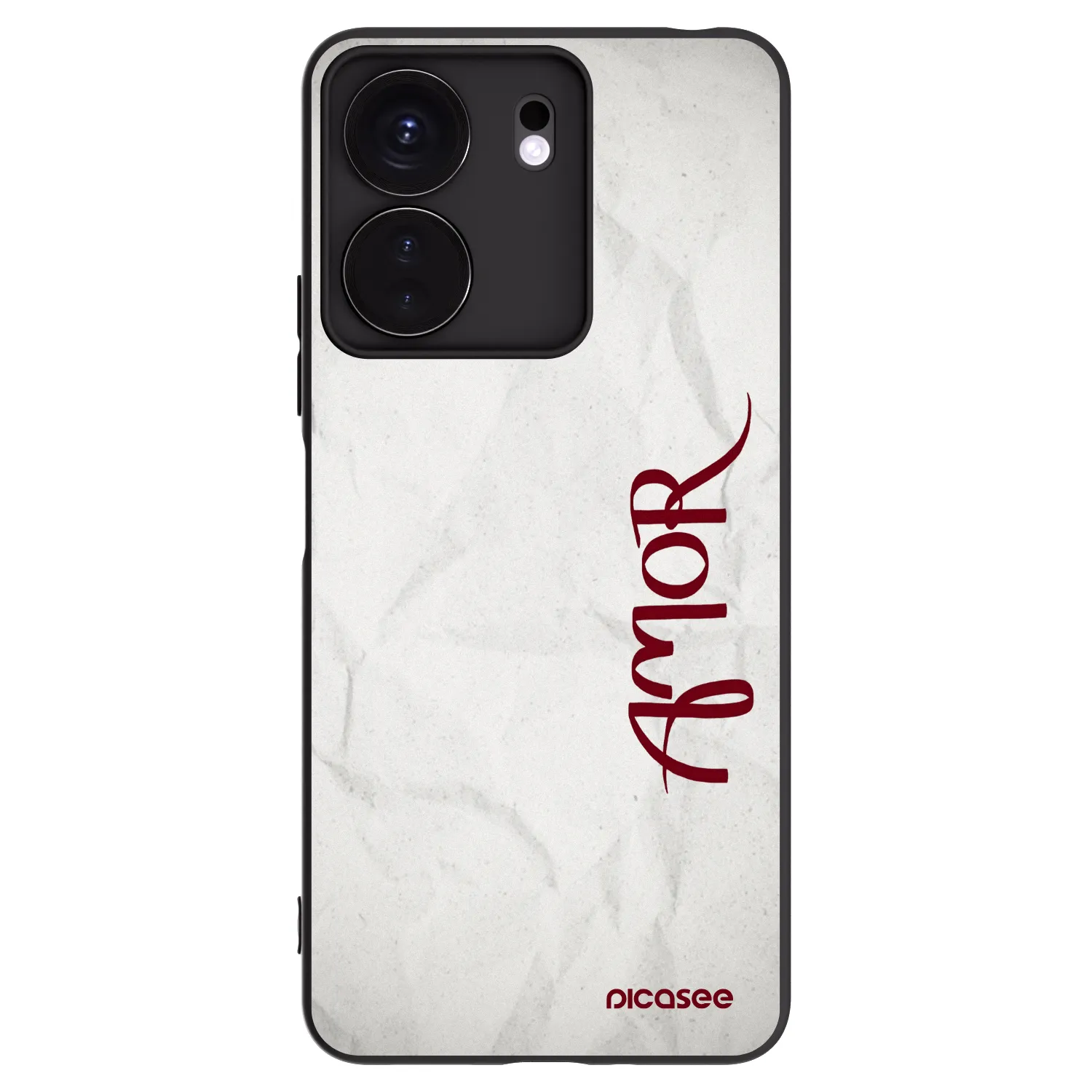Picasee silikonski črni ovitek za Xiaomi Redmi 13C 4G - Amor