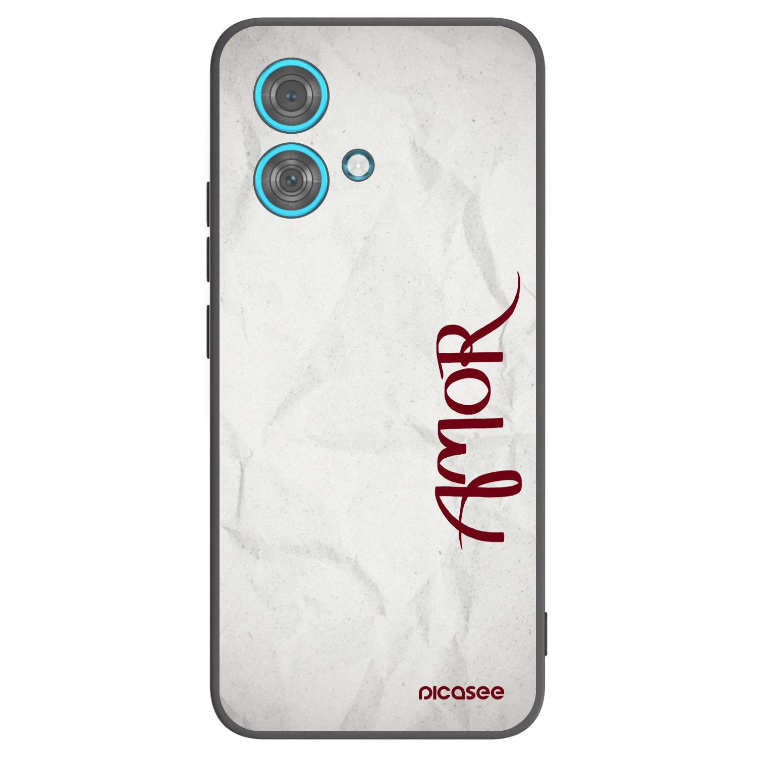 Picasee silikonski črni ovitek za Motorola Edge 40 Neo - Amor