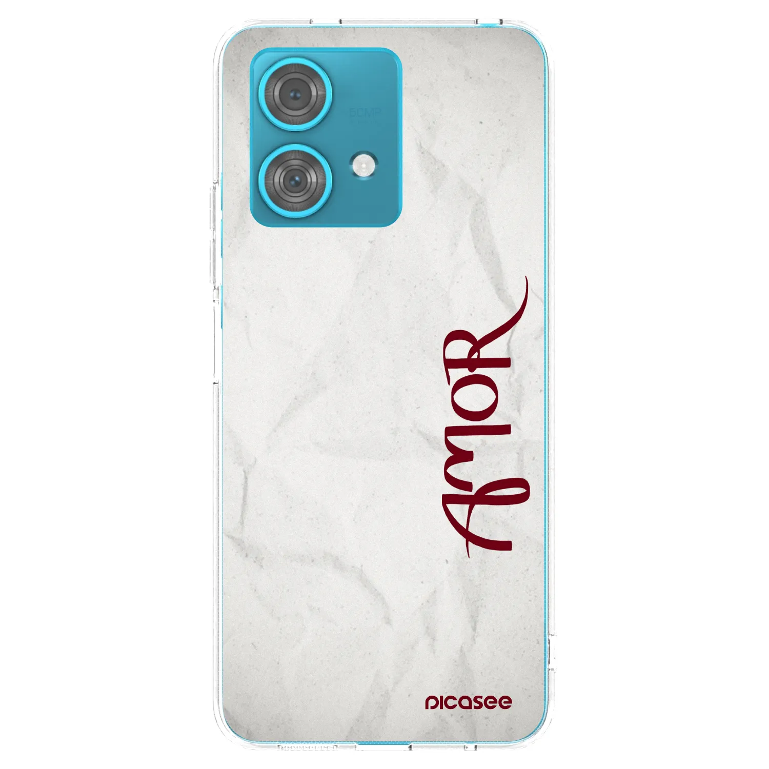 Picasee silikonski prozorni ovitek za Motorola Edge 40 Neo - Amor
