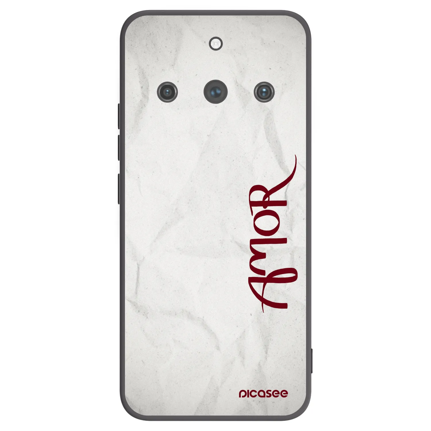 Picasee silikonski črni ovitek za Realme 11 Pro+ - Amor