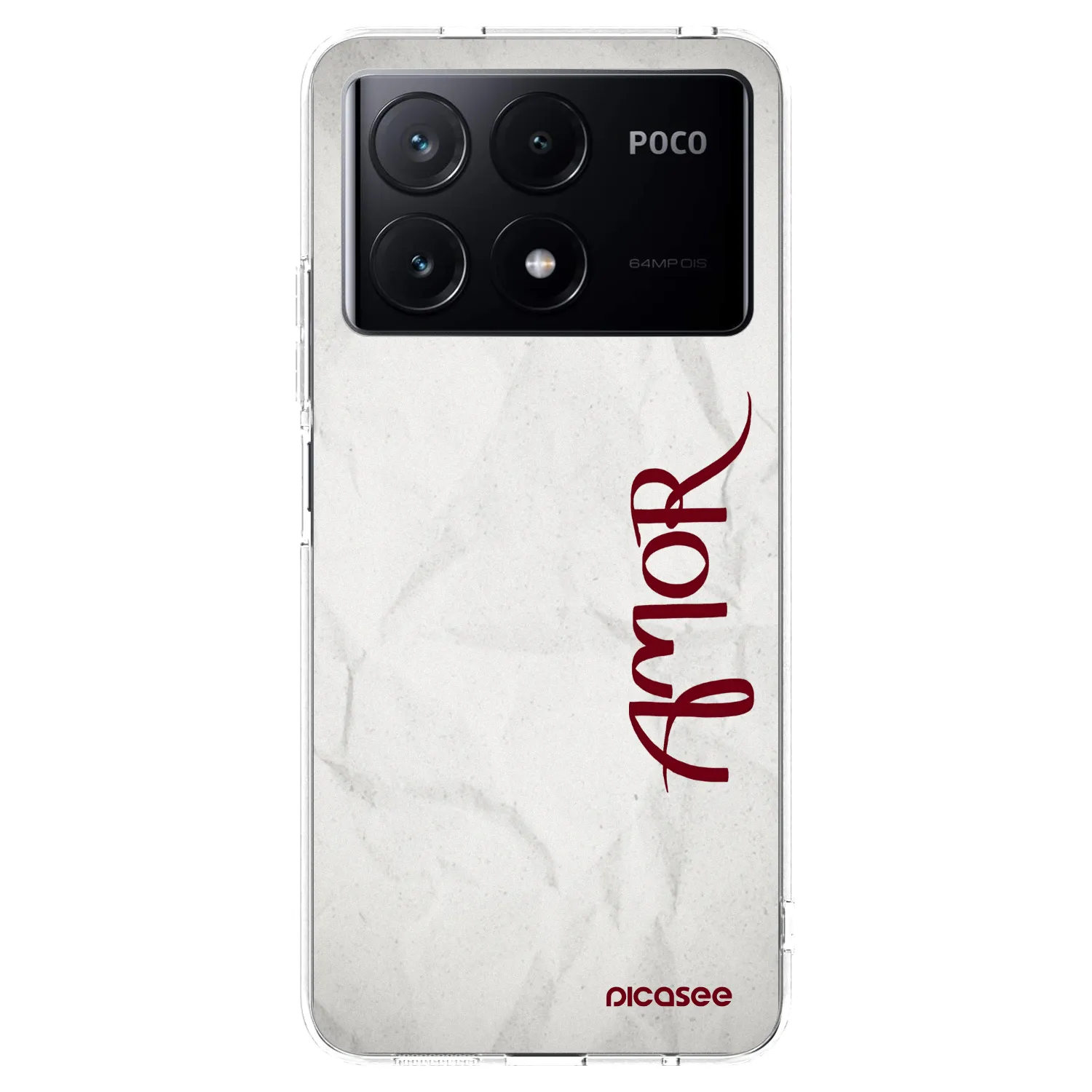 Picasee silikonski prozorni ovitek za Xiaomi Poco X6 Pro - Amor