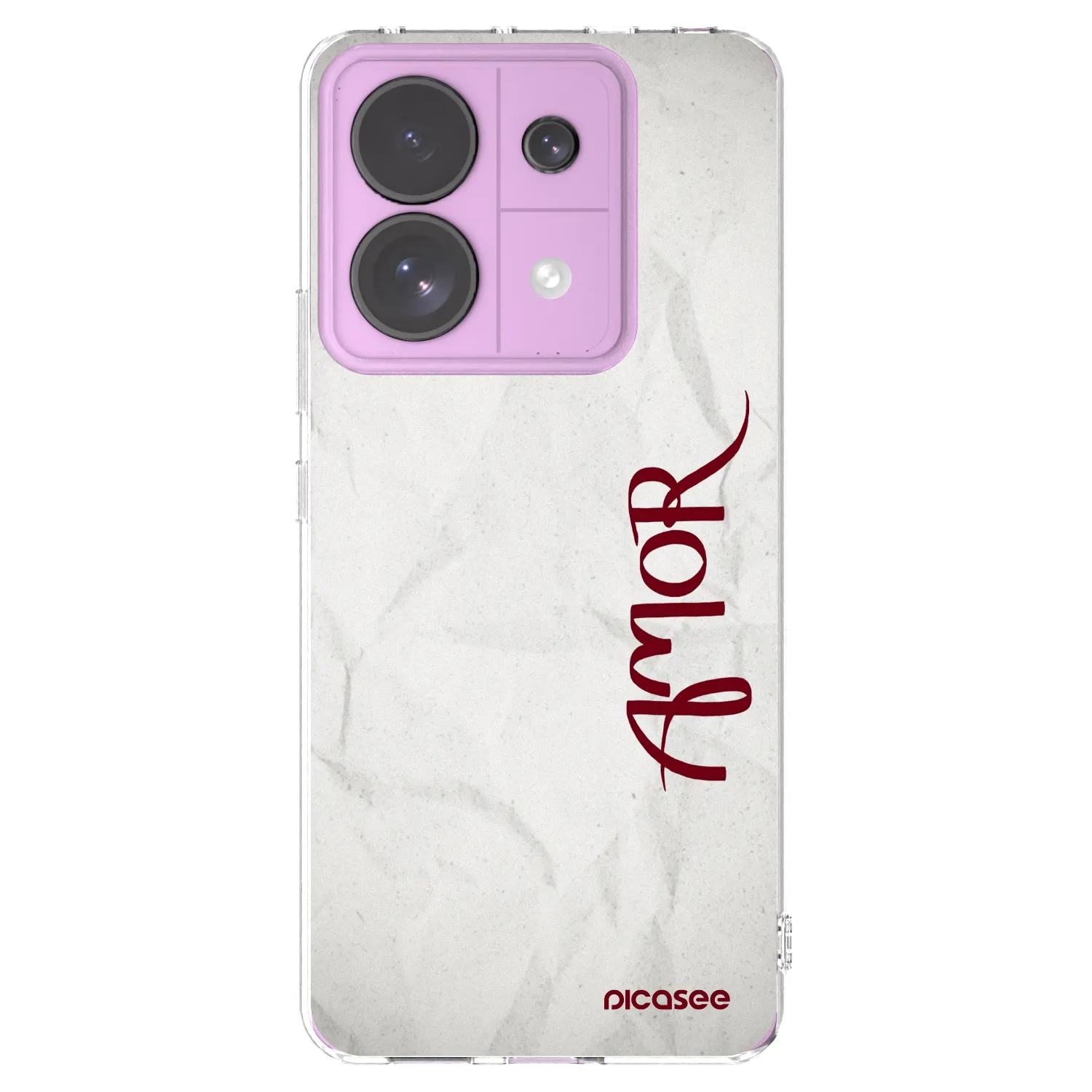 Picasee silikonski prozorni ovitek za Xiaomi Redmi Note 13 Pro 5G - Amor