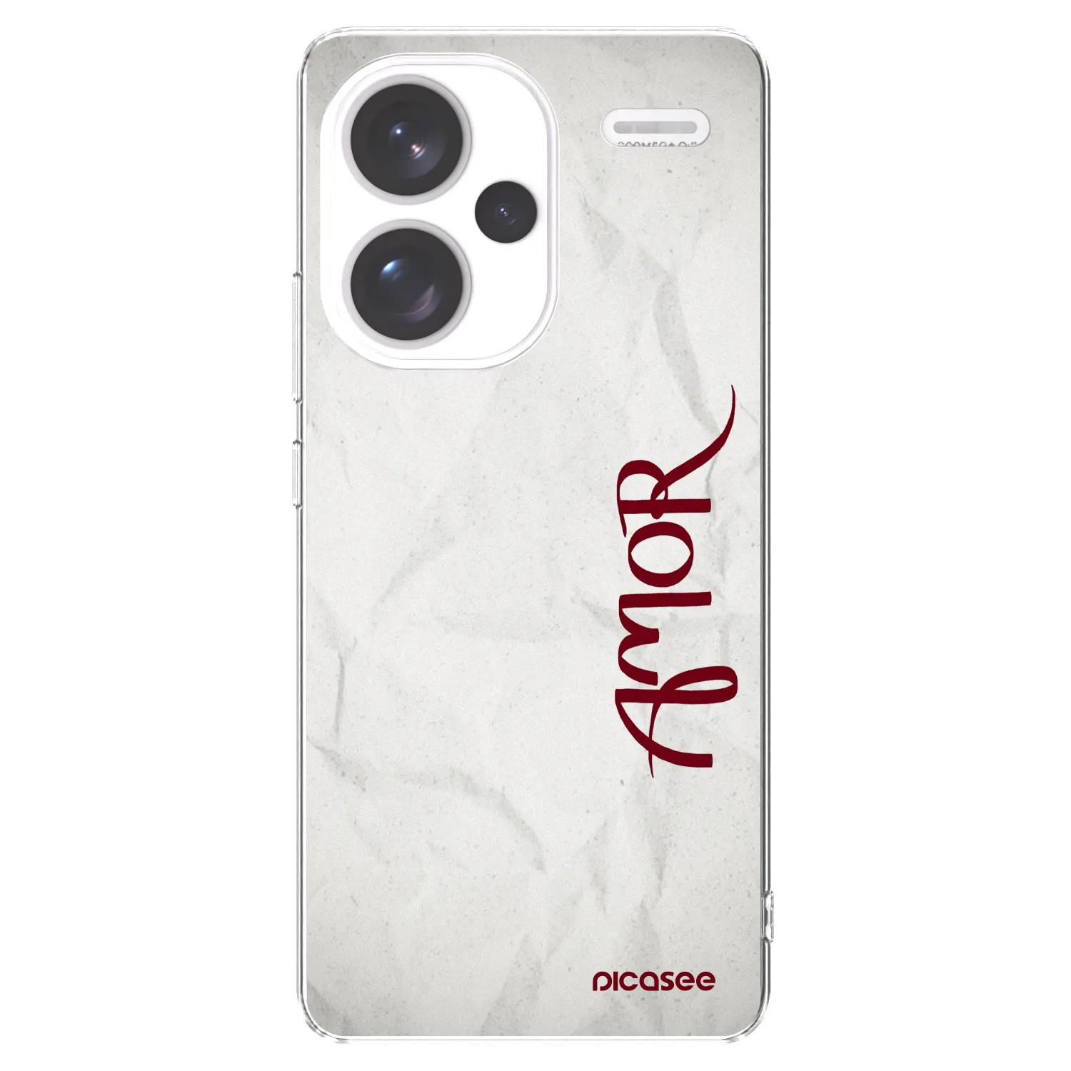 Picasee silikonski prozorni ovitek za Xiaomi Redmi Note 13 Pro+ 5G - Amor