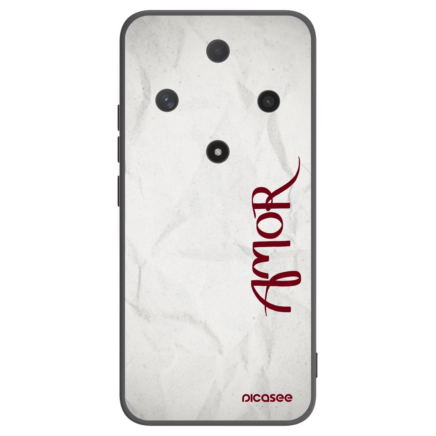 Picasee silikonski črni ovitek za Honor Magic6 Lite 5G - Amor