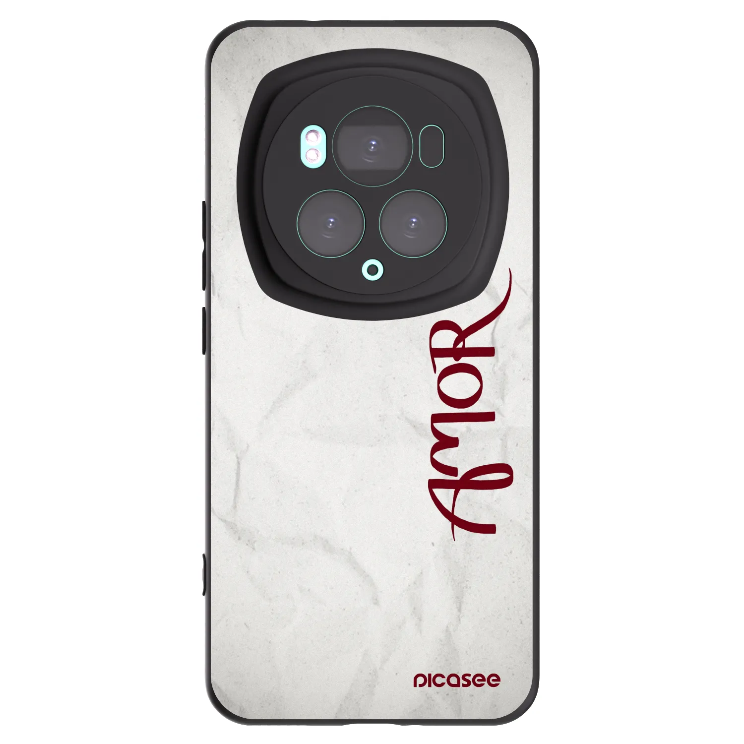 Picasee silikonski črni ovitek za Honor Magic6 Pro - Amor