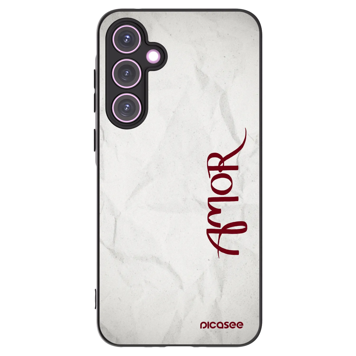 Picasee silikonski črni ovitek za Samsung Galaxy A35 5G A356B - Amor