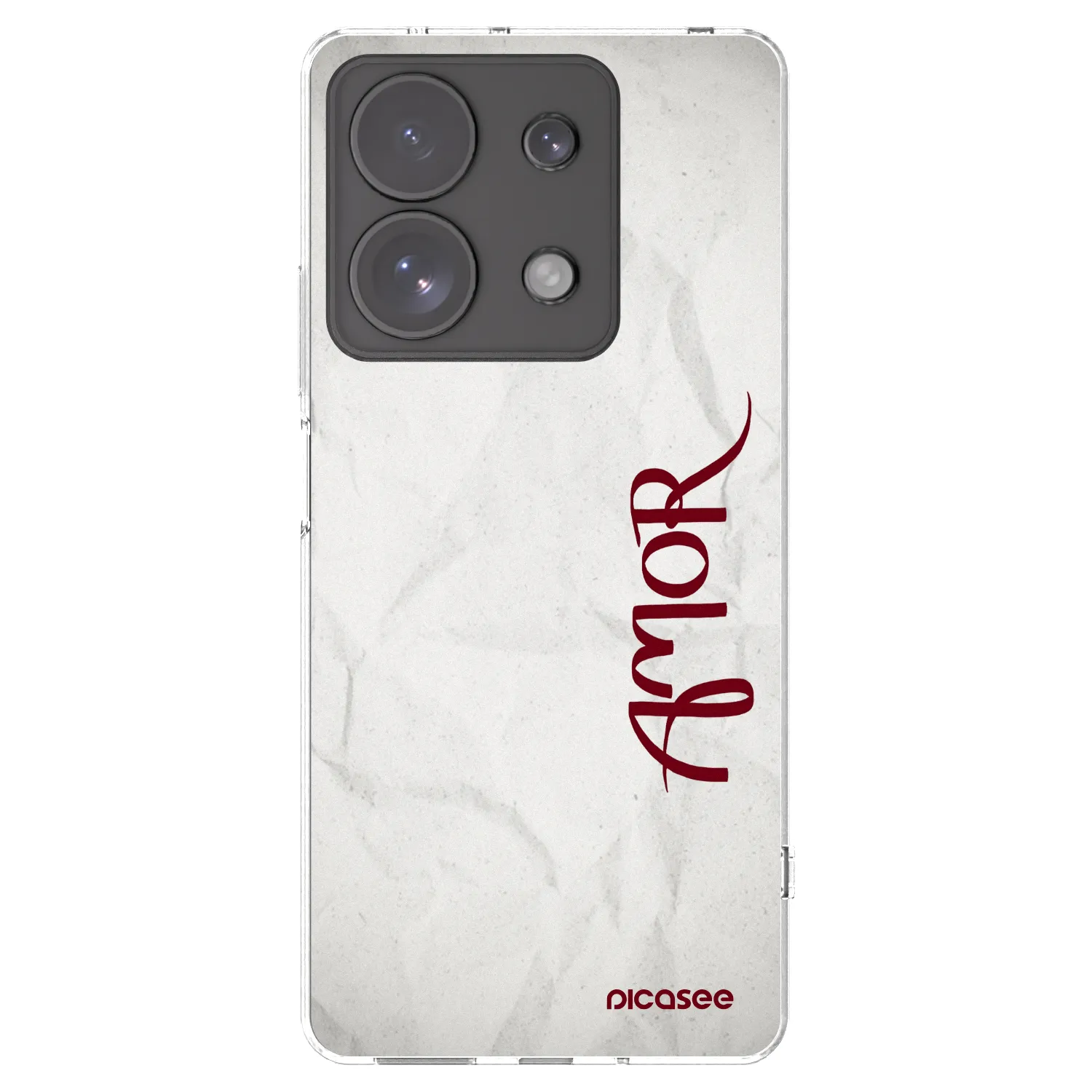 Picasee silikonski prozorni ovitek za Xiaomi Redmi Note 13 Pro 4G - Amor