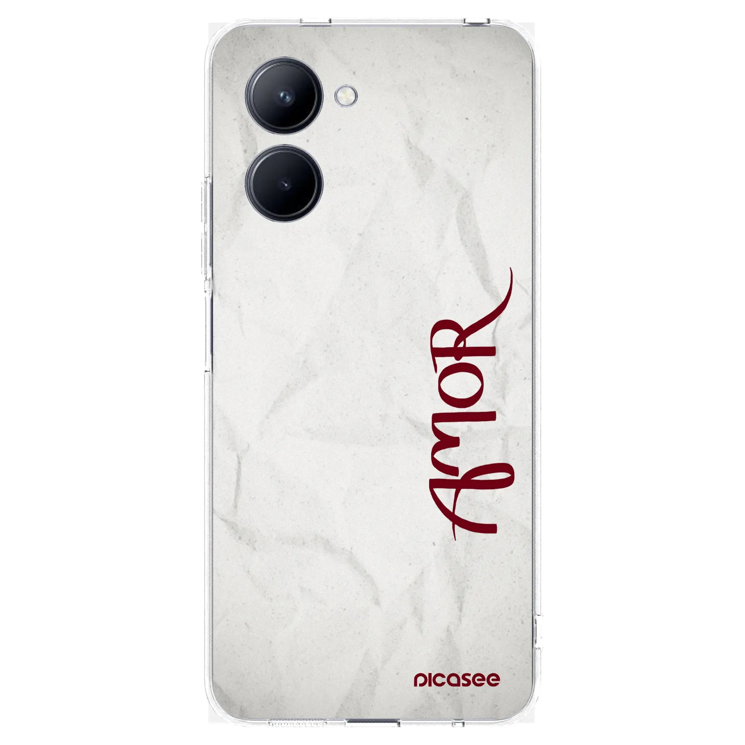 Picasee silikonski prozorni ovitek za Realme C33 (2023) - Amor