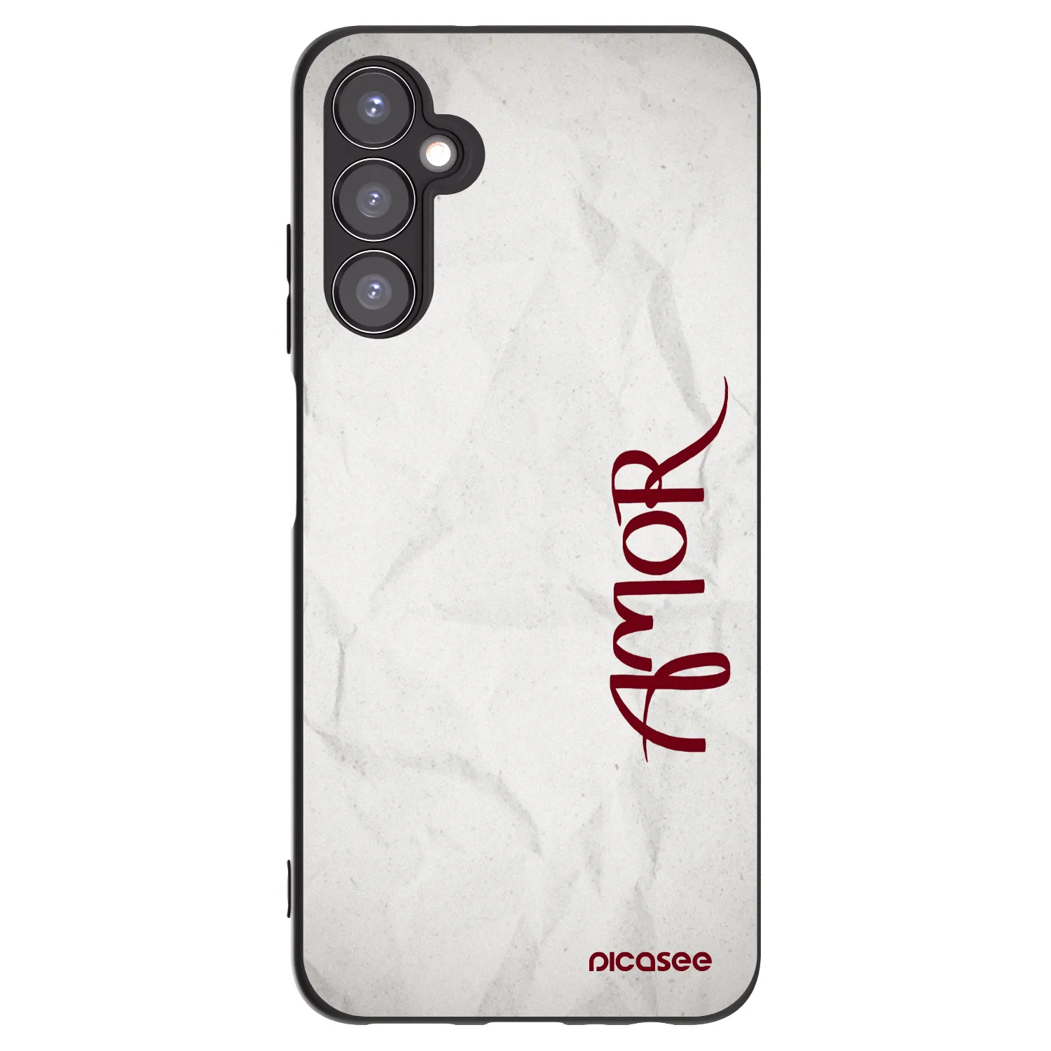 Picasee silikonski črni ovitek za Samsung Galaxy A05s A057G - Amor