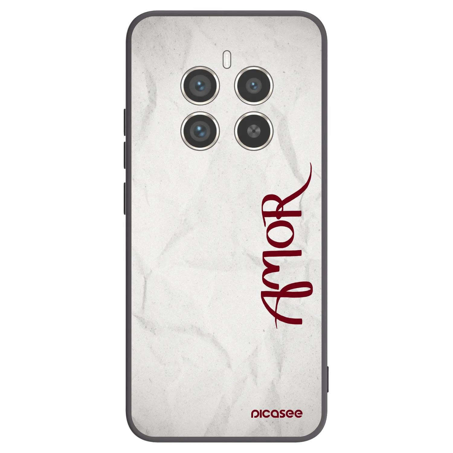Picasee silikonski črni ovitek za Realme 12 Pro 5G - Amor