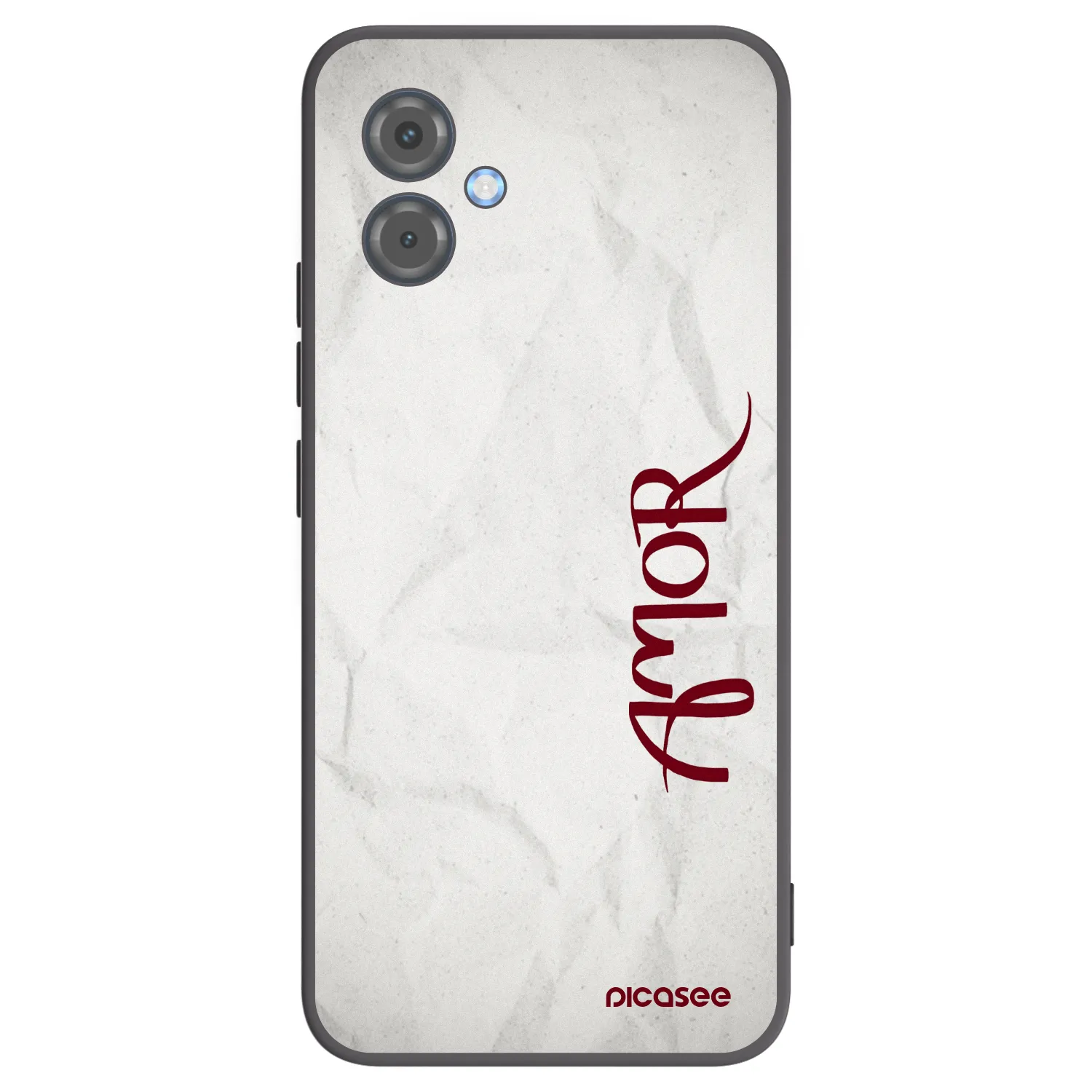 Picasee silikonski črni ovitek za Motorola Moto G14 - Amor