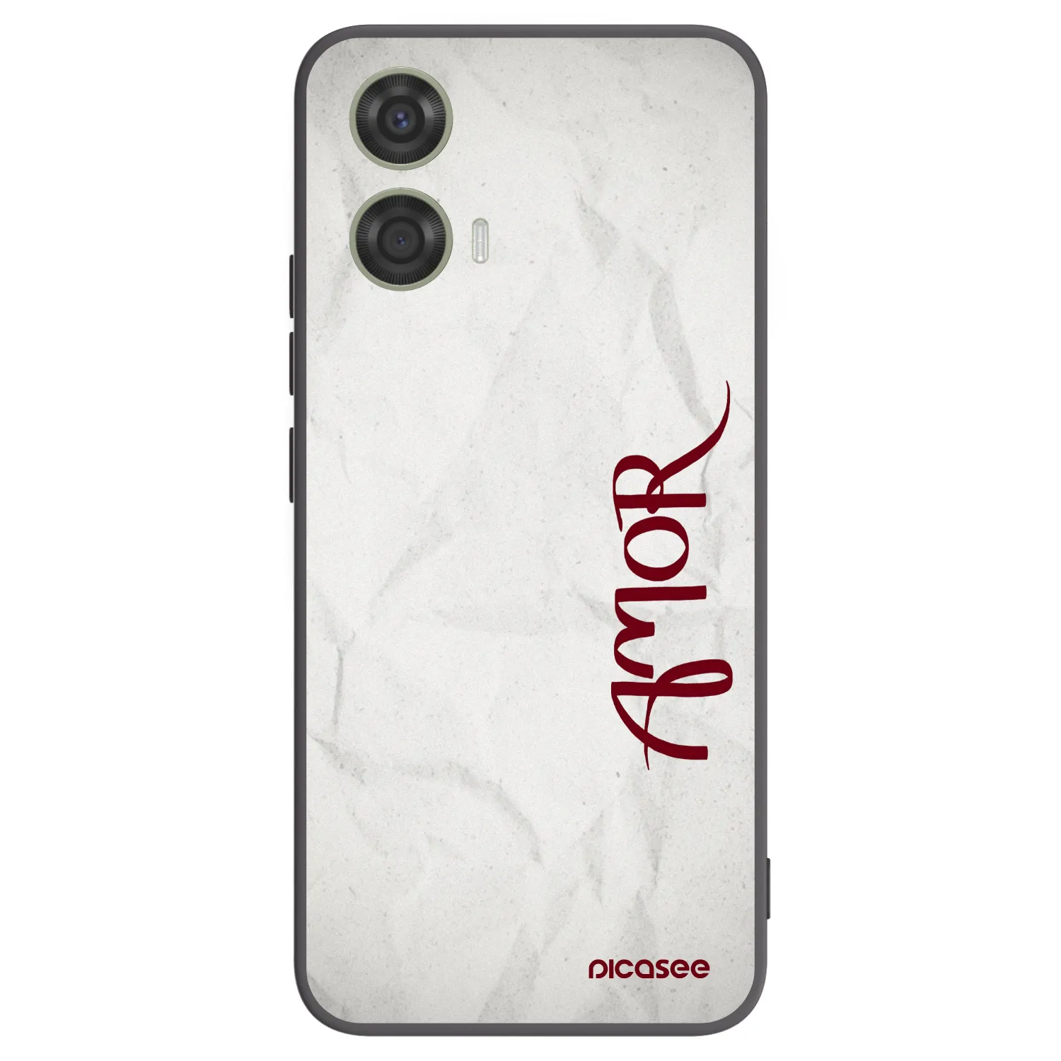 Picasee silikonski črni ovitek za Motorola Moto G24 - Amor