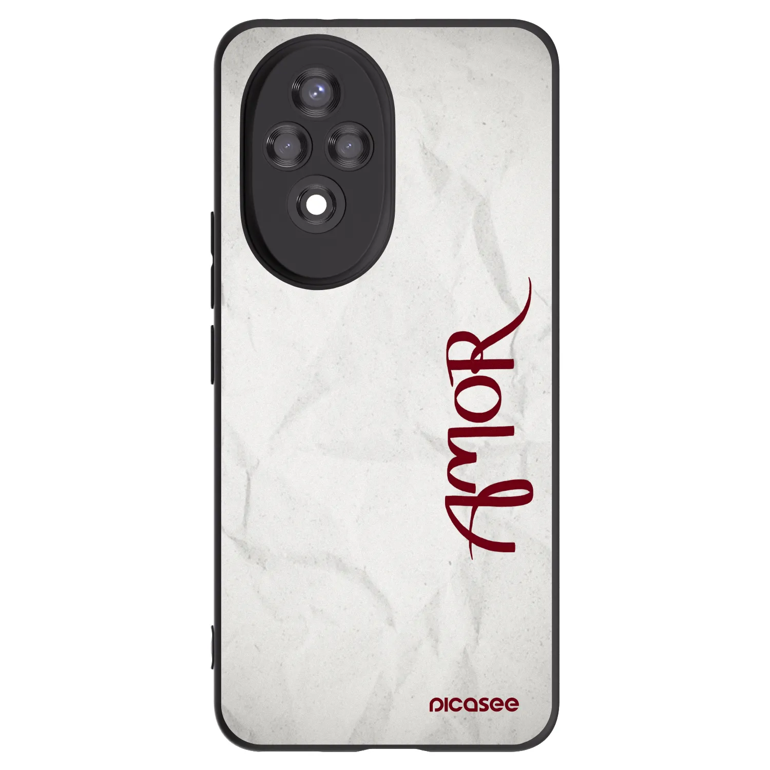 Picasee silikonski črni ovitek za Honor 200 5G - Amor