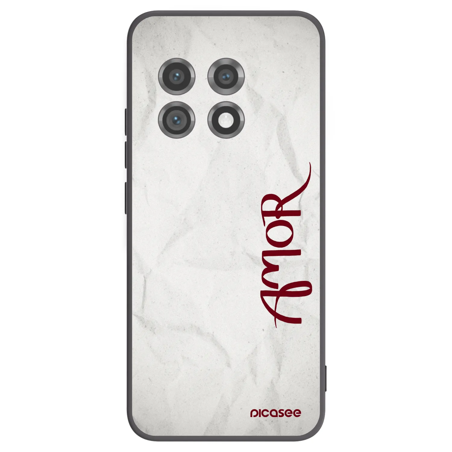 Picasee silikonski črni ovitek za OnePlus 11 5G - Amor