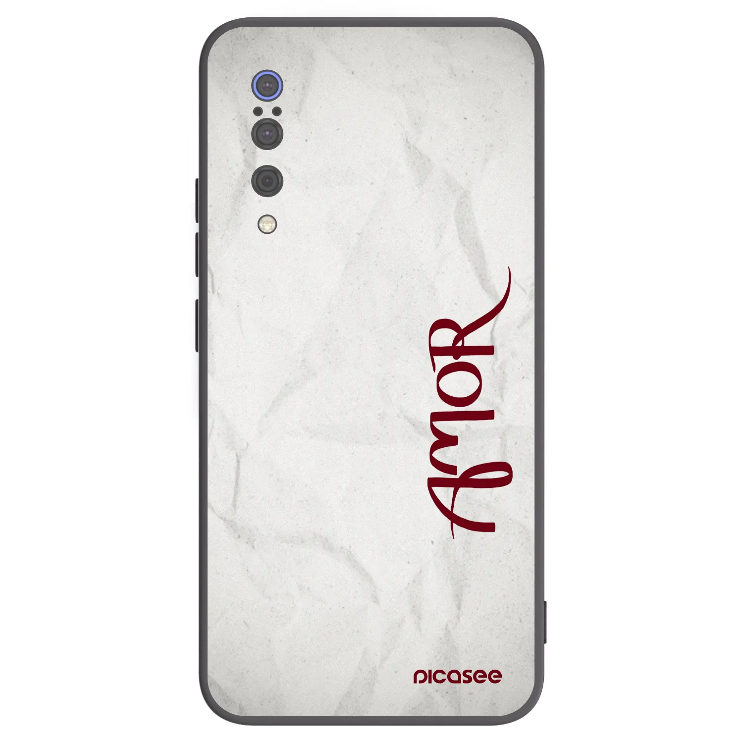 Picasee silikonski črni ovitek za Xiaomi Mi 9 - Amor