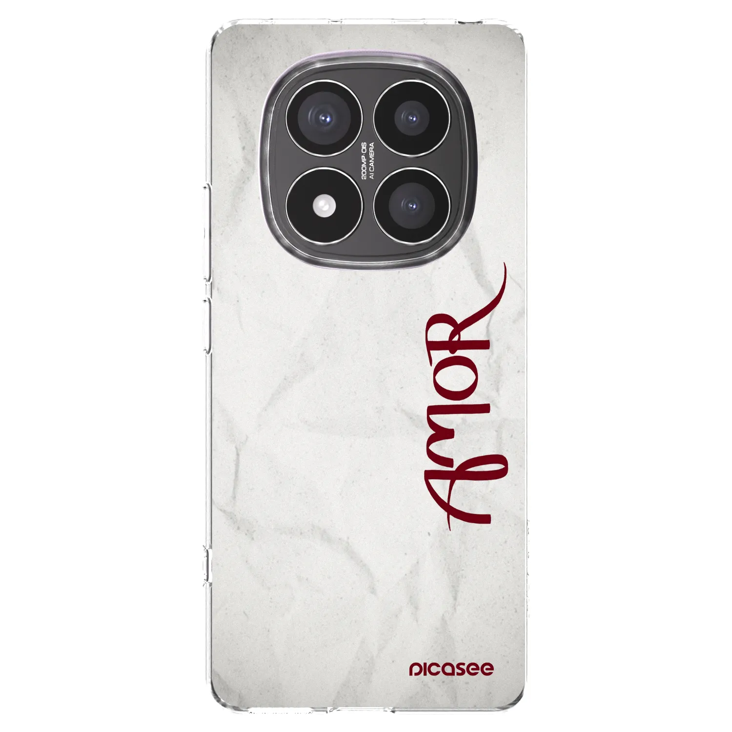 Picasee silikonski prozorni ovitek za Xiaomi Redmi Note 14 Pro+ 5G - Amor