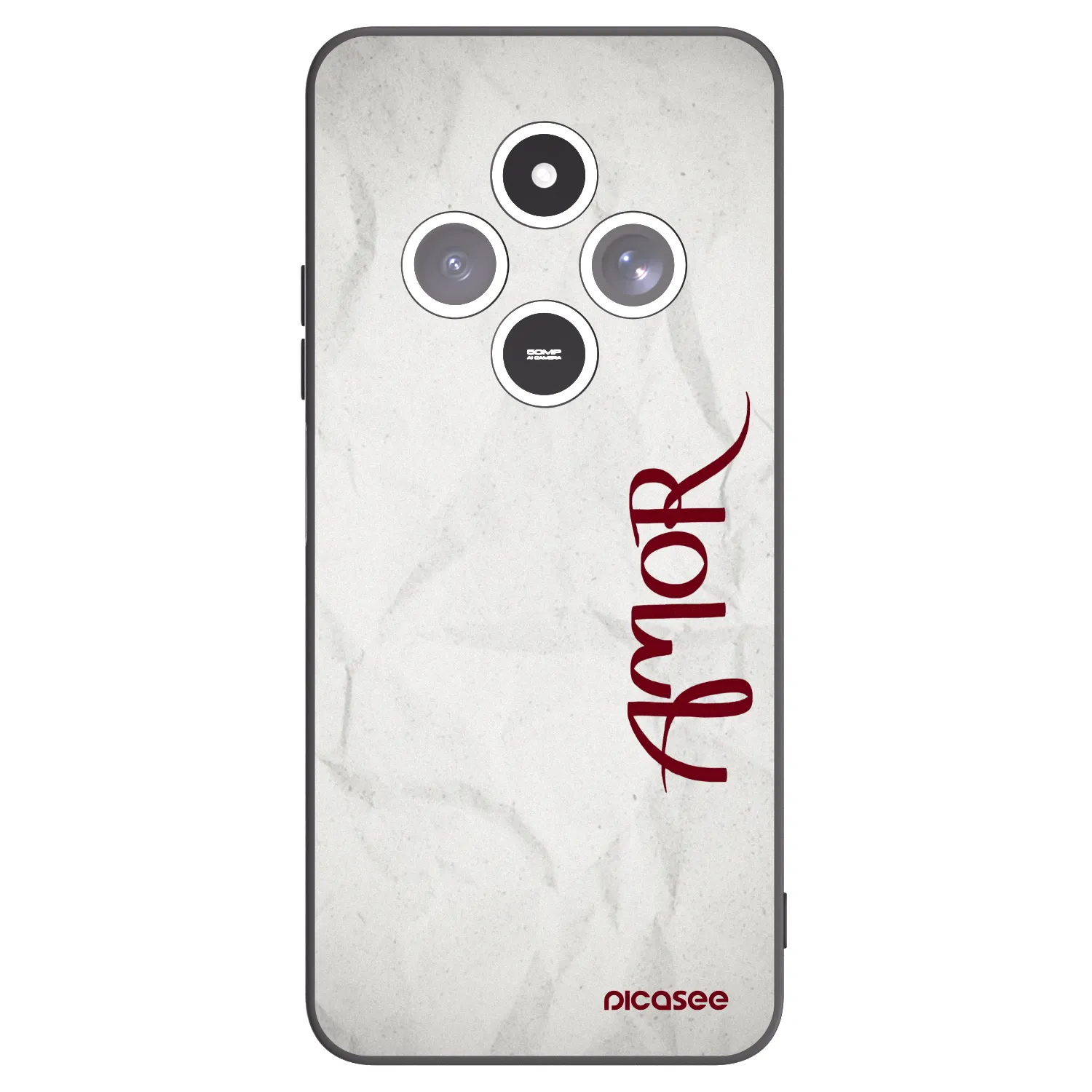 Picasee silikonski črni ovitek za Xiaomi Redmi 14C - Amor