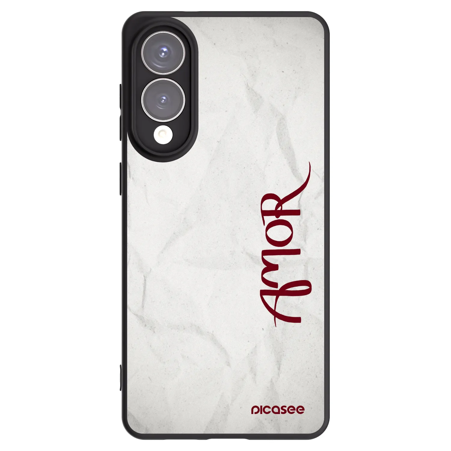 Picasee silikonski črni ovitek za Samsung Galaxy S25 Edge 5G - Amor