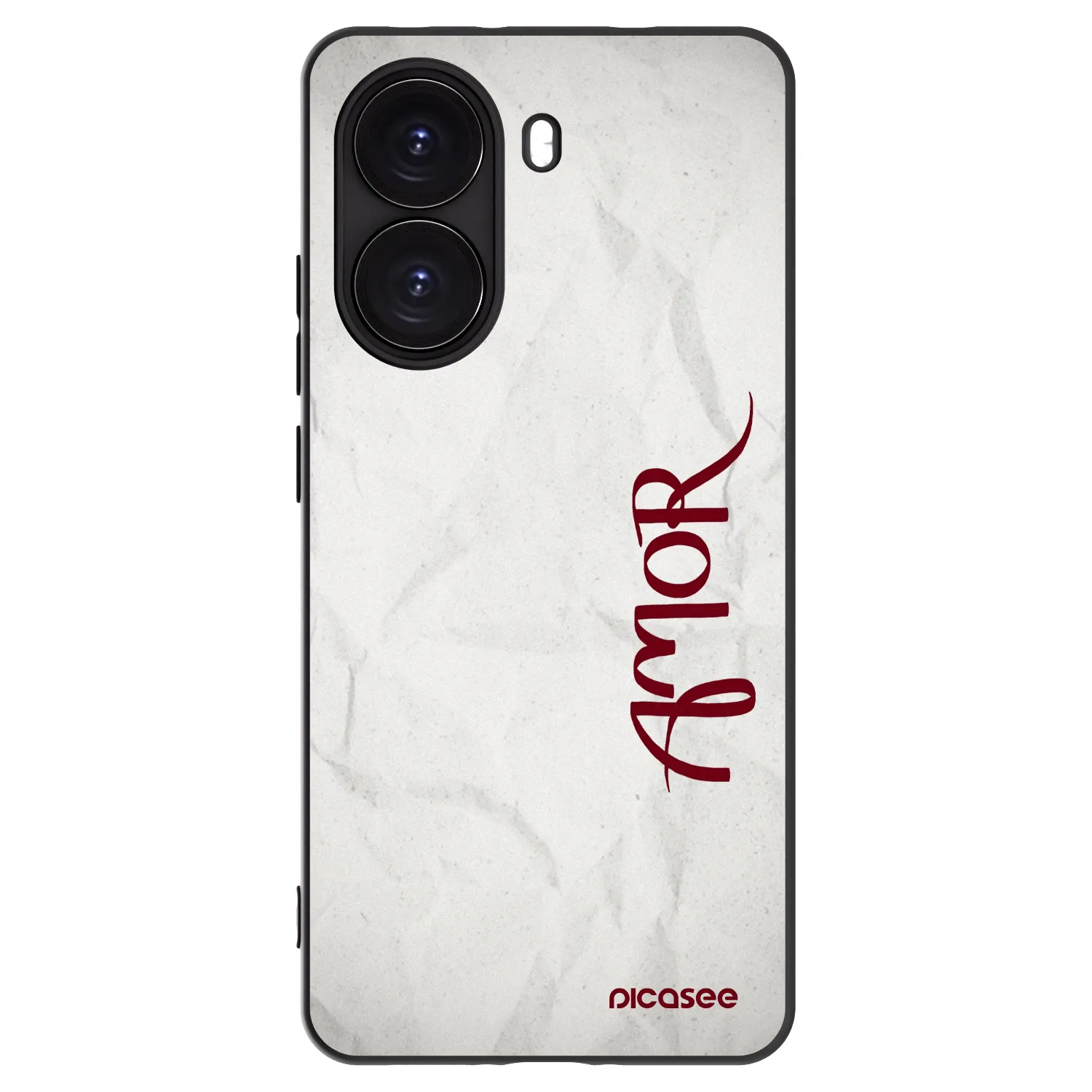 Picasee silikonski črni ovitek za Xiaomi Poco X7 Pro 5G - Amor