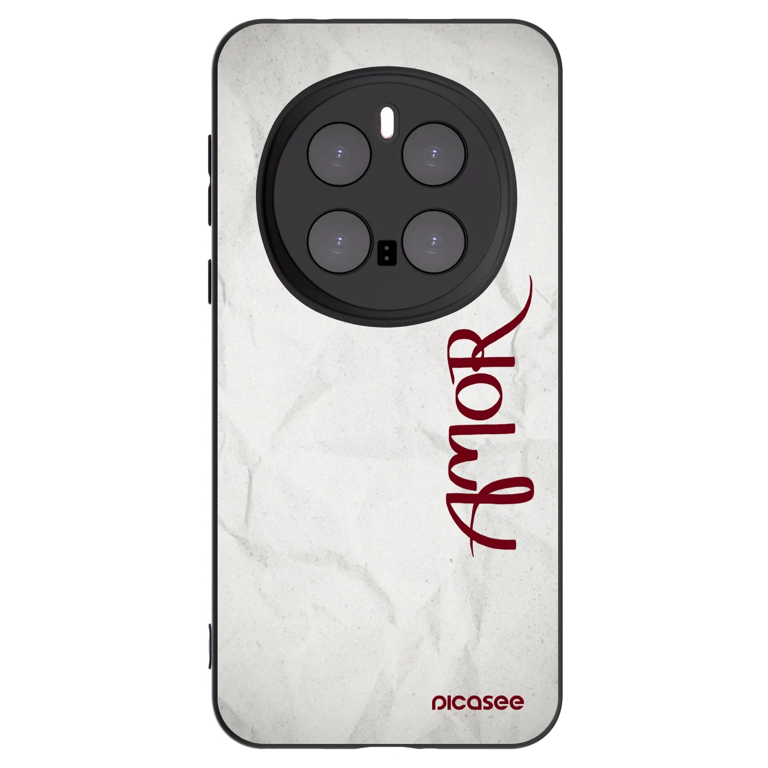 Picasee silikonski črni ovitek za Honor Magic7 Pro 5G - Amor