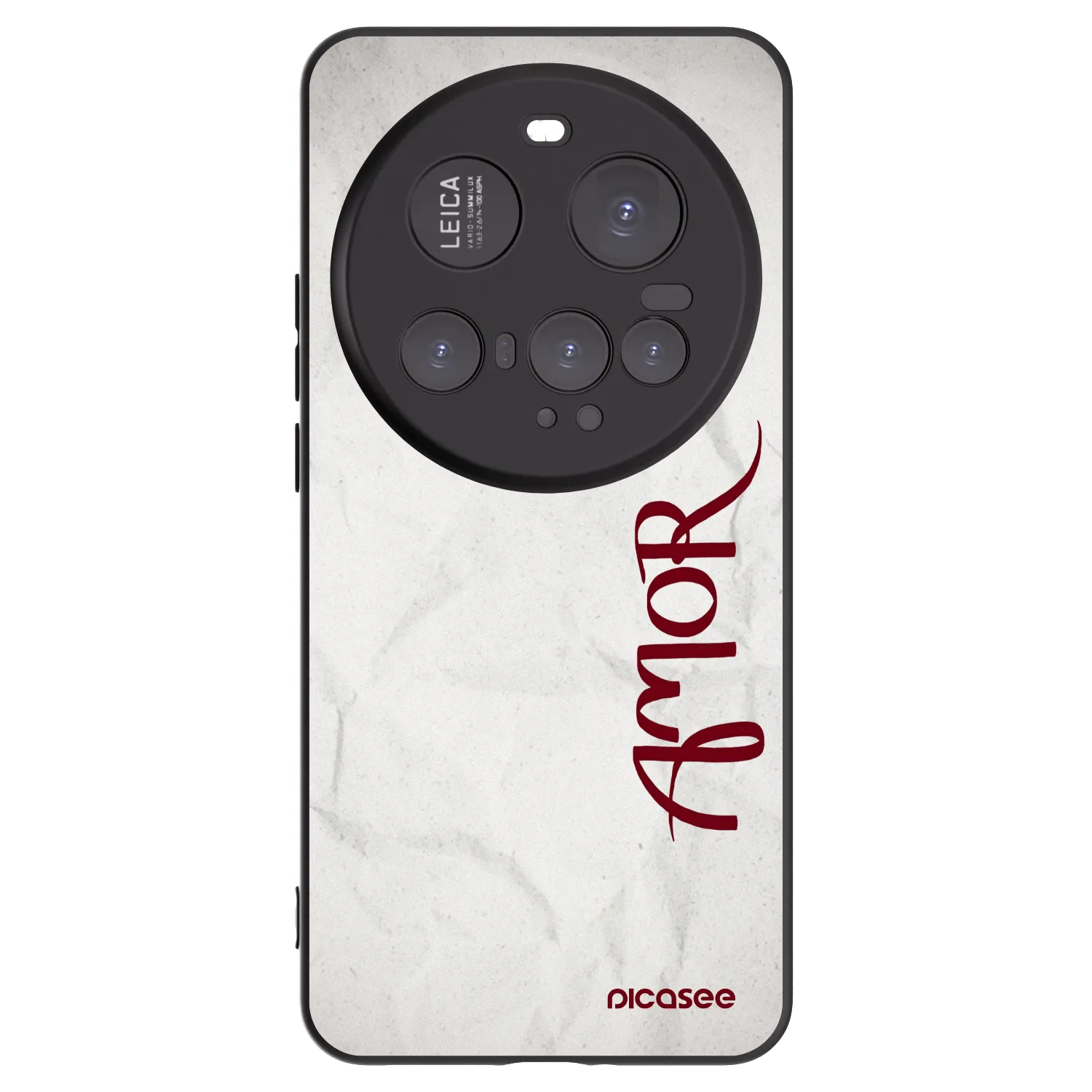 Picasee silikonski črni ovitek za Xiaomi 15 Ultra - Amor
