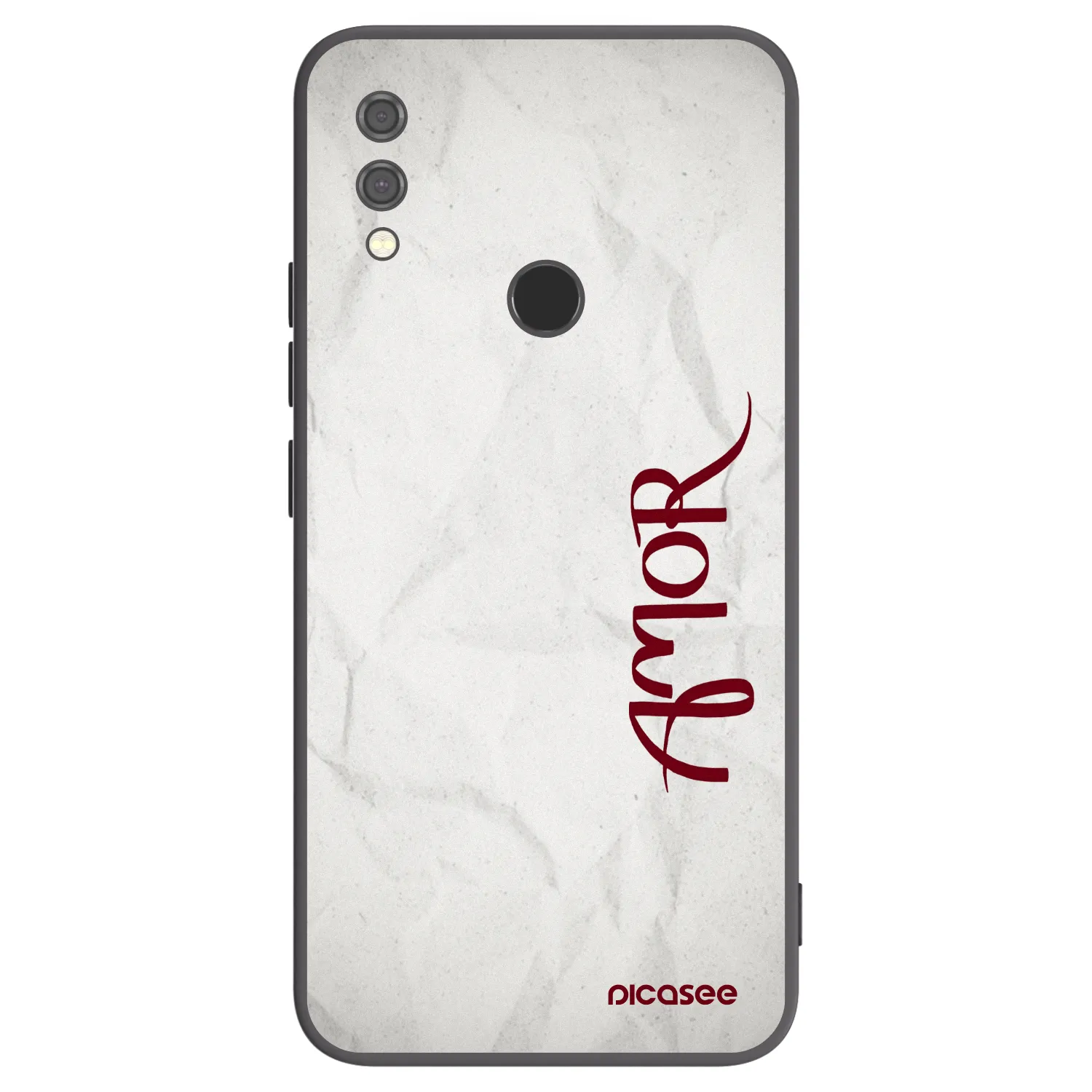 Picasee silikonski črni ovitek za Xiaomi Redmi Note 7 - Amor