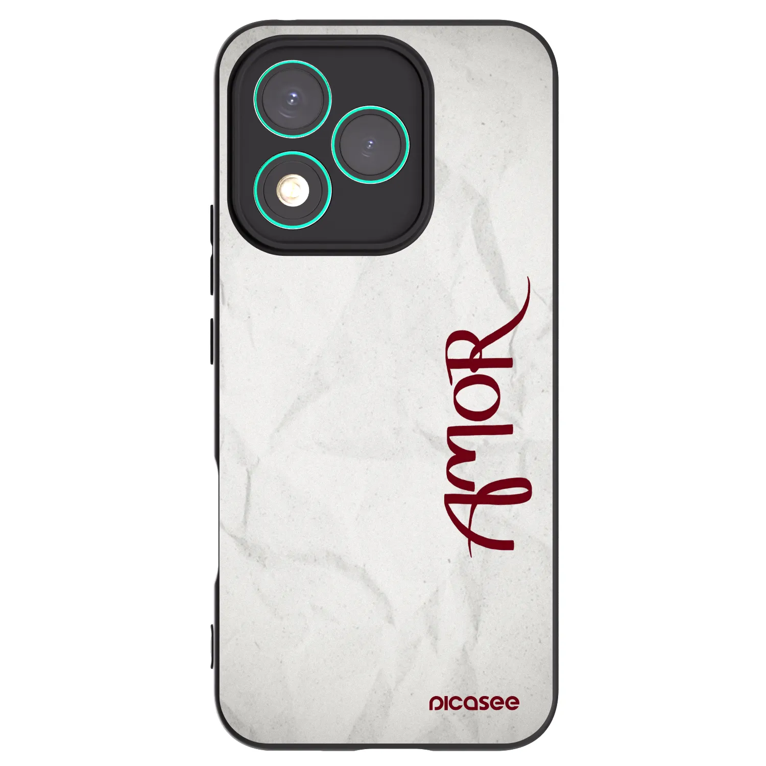 Picasee silikonski črni ovitek za Honor 400 Lite 5G - Amor