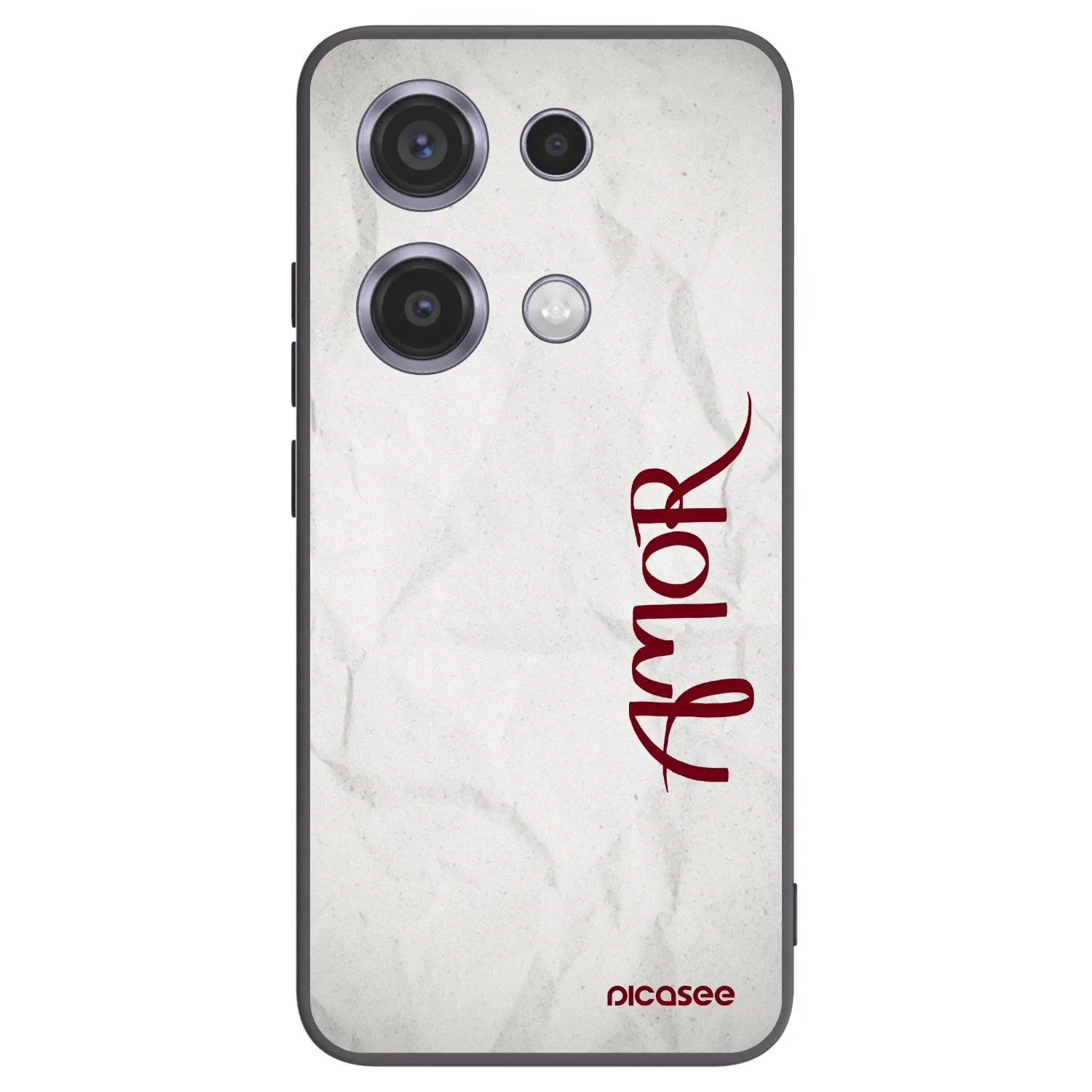 Picasee silikonski črni ovitek za Xiaomi Redmi Note 14S - Amor