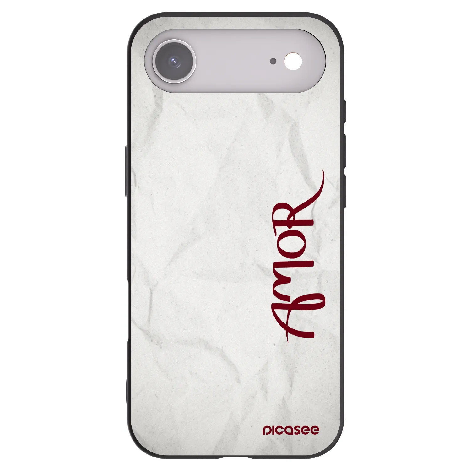 Picasee silikonski črni ovitek za Apple iPhone Air - Amor