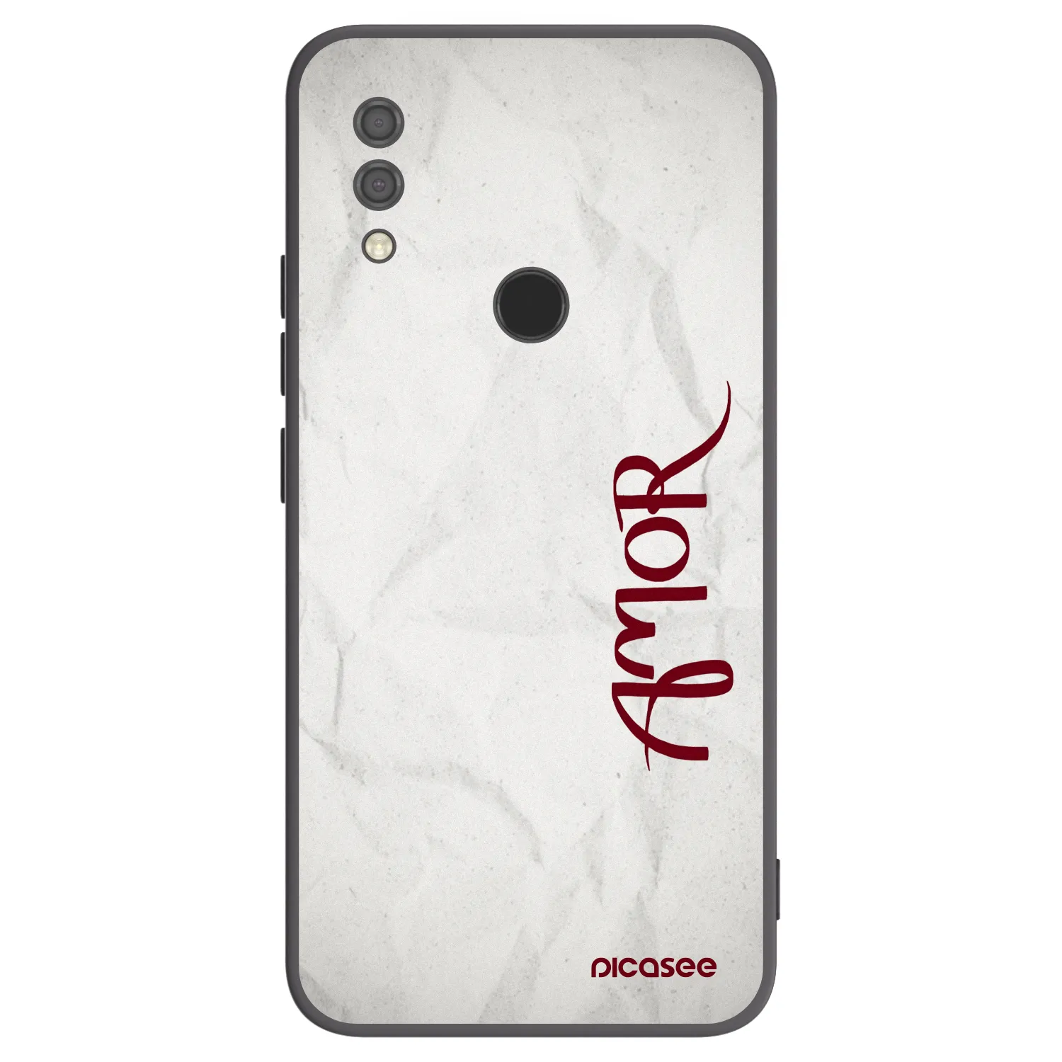 Picasee silikonski črni ovitek za Xiaomi Redmi 7 - Amor