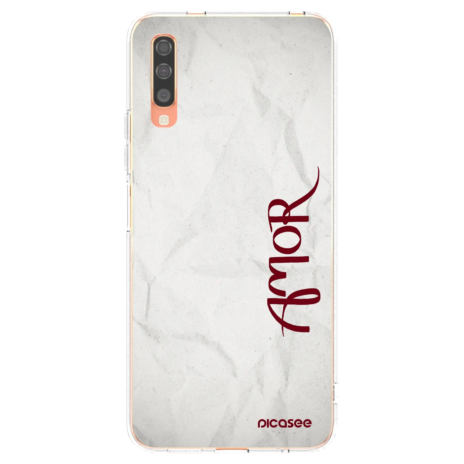 Picasee silikonski prozorni ovitek za Samsung Galaxy A70 A705F - Amor
