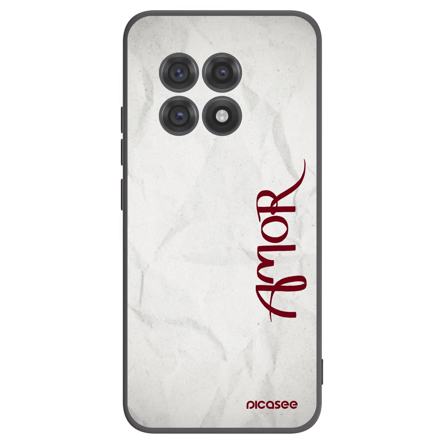 Picasee silikonski črni ovitek za OnePlus 13R 5G - Amor