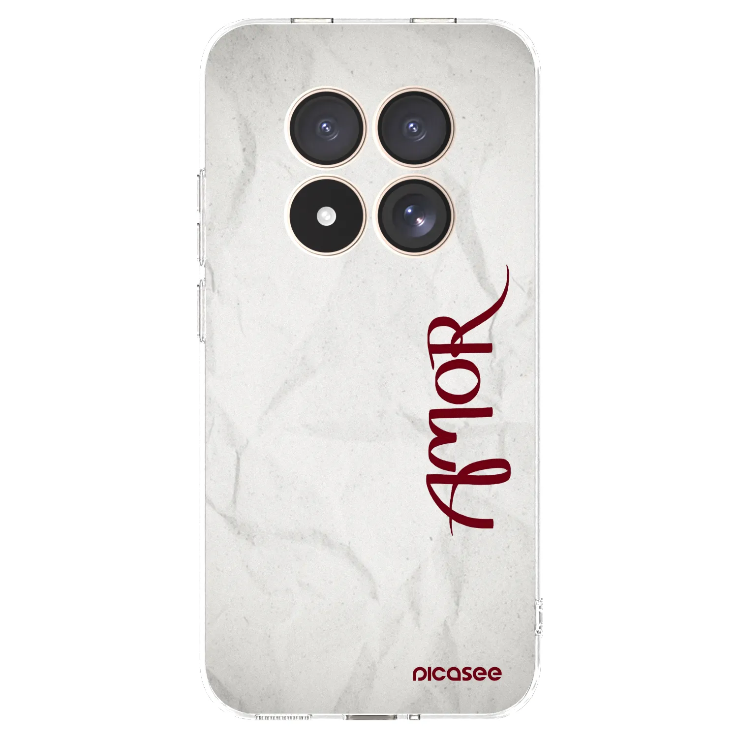Picasee silikonski prozorni ovitek za Xiaomi Redmi Note 15 Pro 4G - Amor