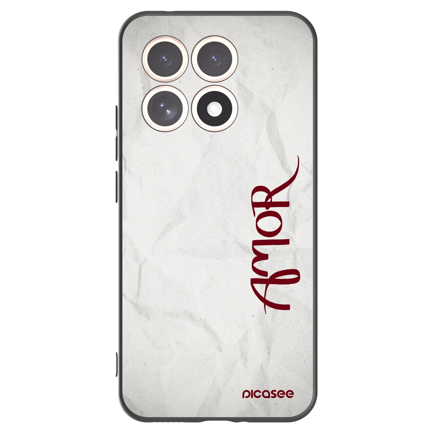 Picasee silikonski črni ovitek za Xiaomi 15T - Amor