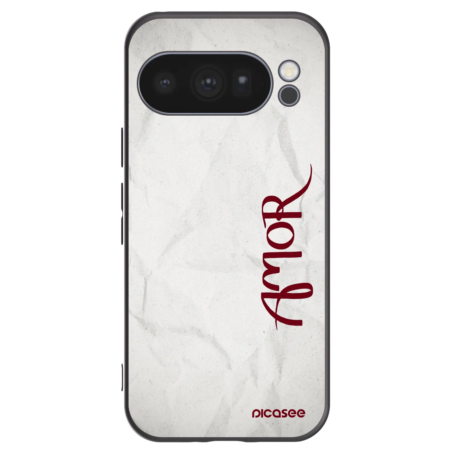 Picasee silikonski črni ovitek za Google Pixel 10 Pro - Amor
