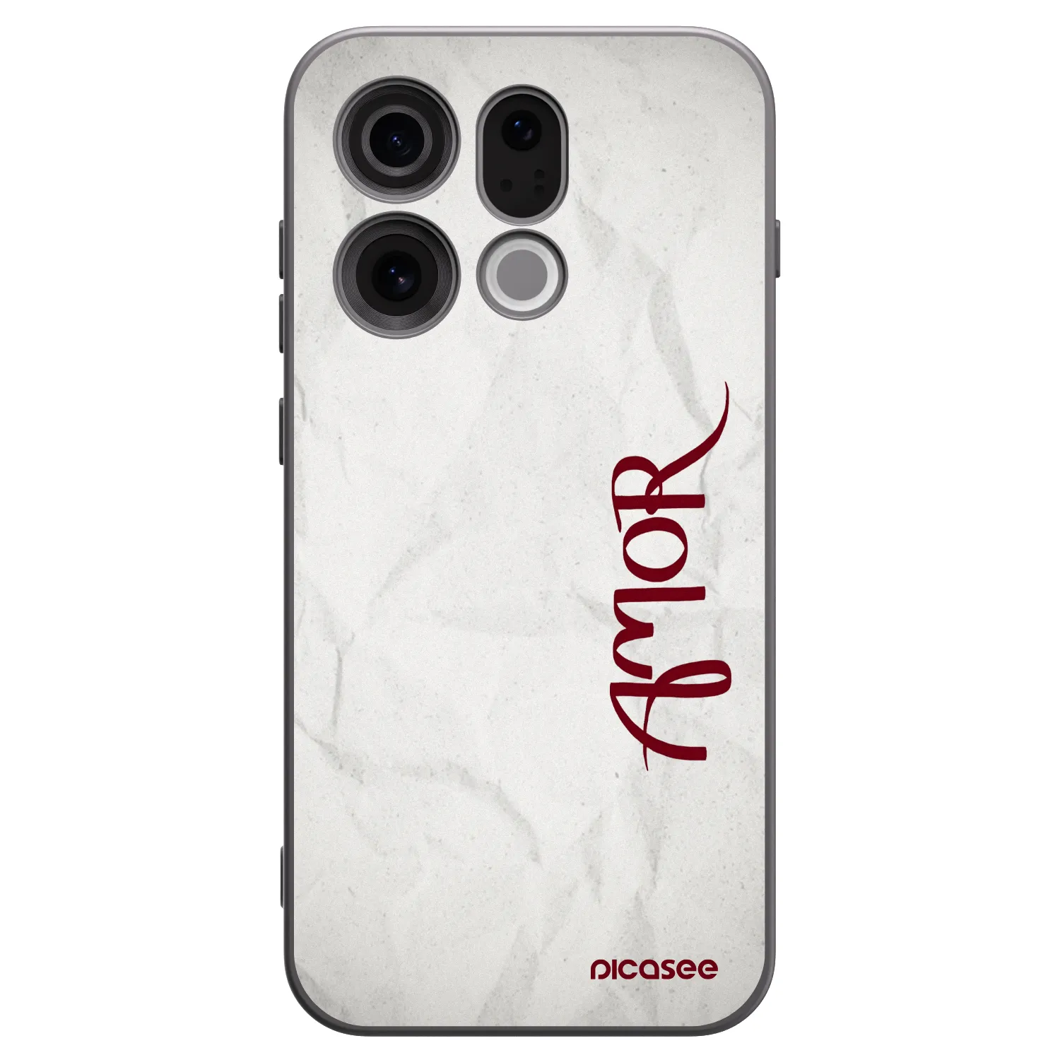 Picasee silikonski črni ovitek za OPPO Find X9 - Amor