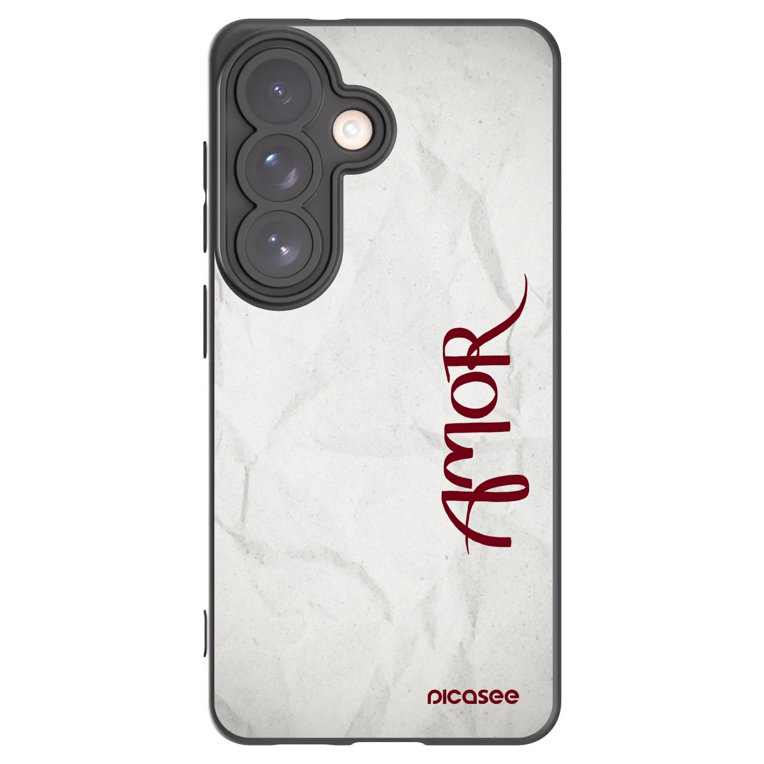 Picasee silikonski črni ovitek za Samsung Galaxy S26 - Amor