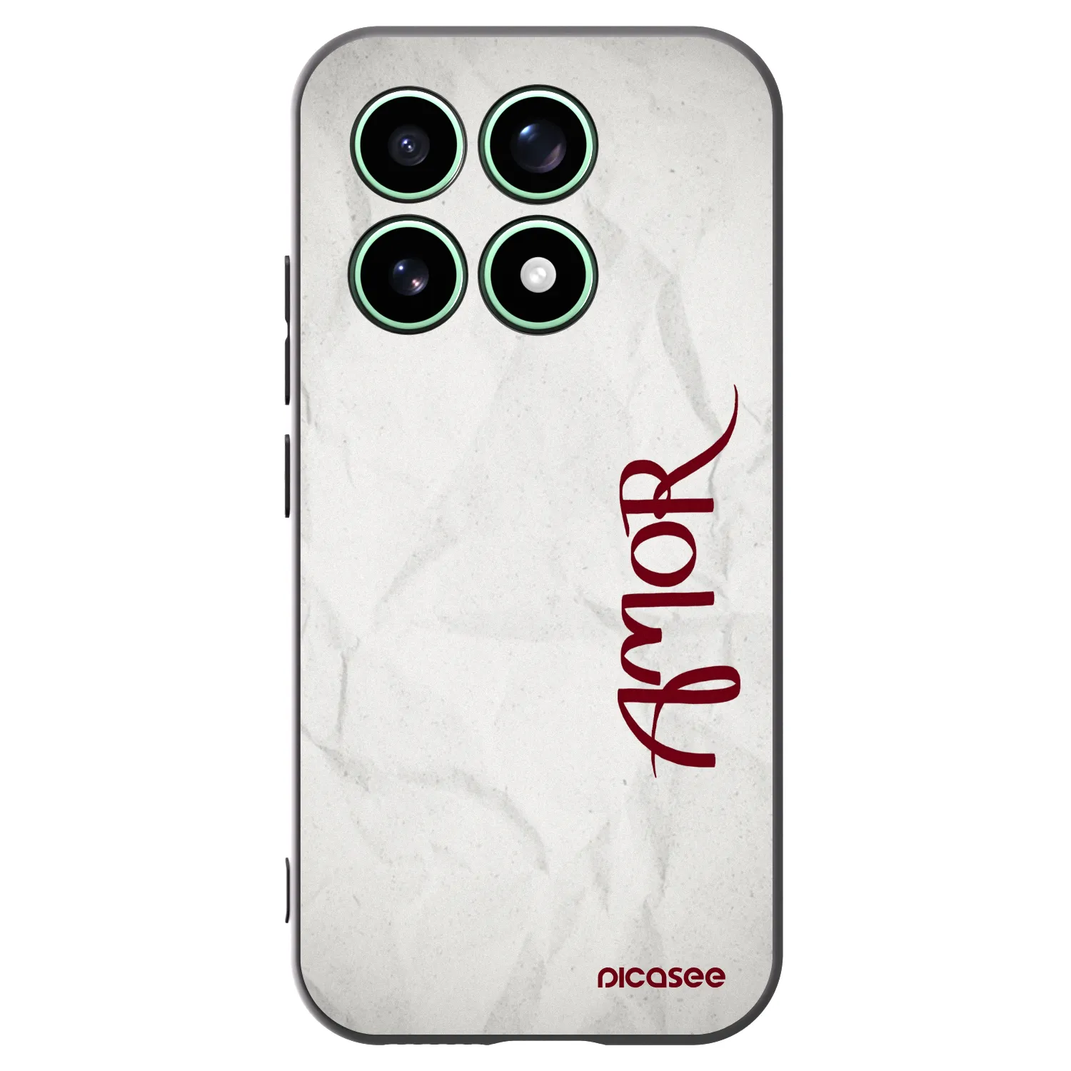 Picasee silikonski črni ovitek za Xiaomi 17 - Amor
