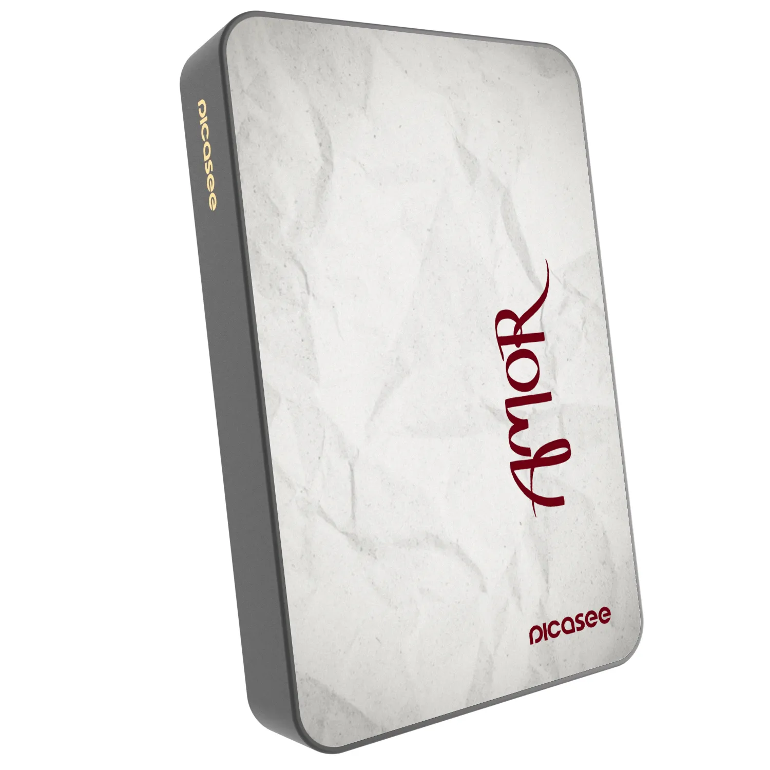 Picasee Prenosna baterija z MagSafe 10 000 mAh Siva - Amor