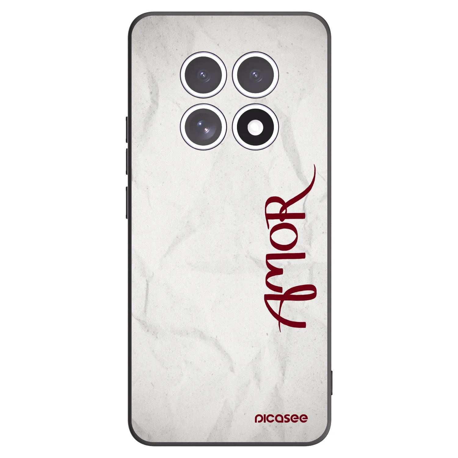 Picasee silikonski črni ovitek za Xiaomi Redmi Note 15 5G - Amor