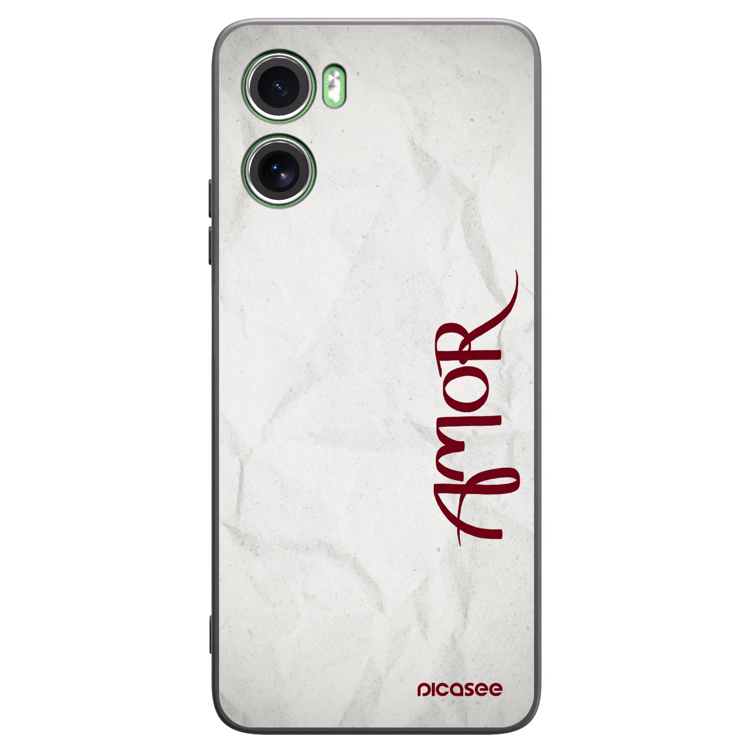 Picasee silikonski črni ovitek za Motorola Moto G06 - Amor