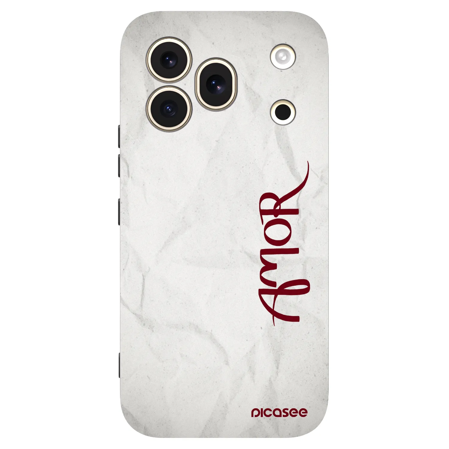 Picasee silikonski črni ovitek za Honor 600 Pro - Amor