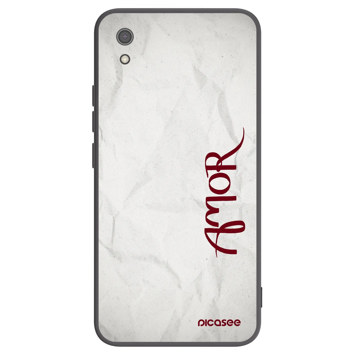 Picasee silikonski črni ovitek za Xiaomi Redmi 7A - Amor