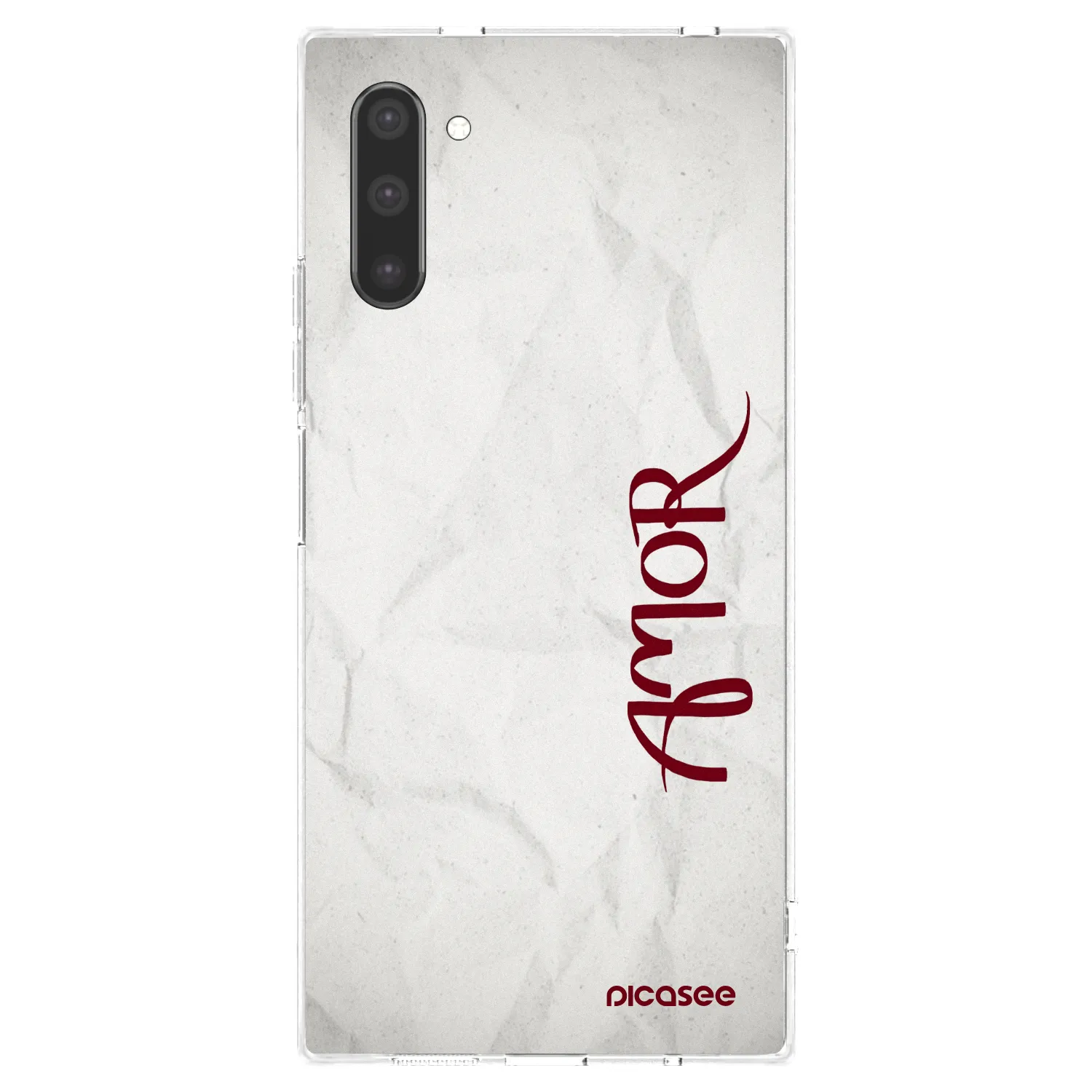 Picasee silikonski prozorni ovitek za Samsung Galaxy Note 10 N970F - Amor