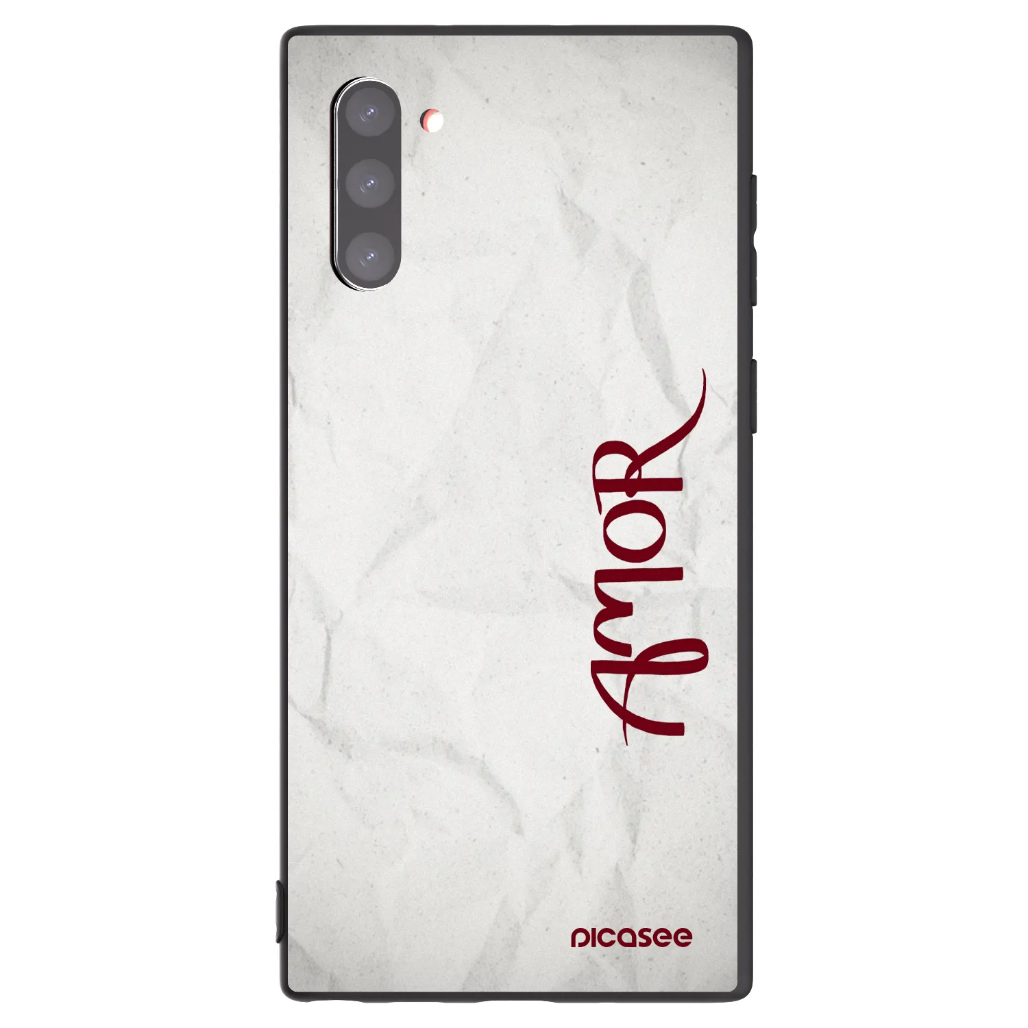 Picasee silikonski črni ovitek za Samsung Galaxy Note 10 N970F - Amor