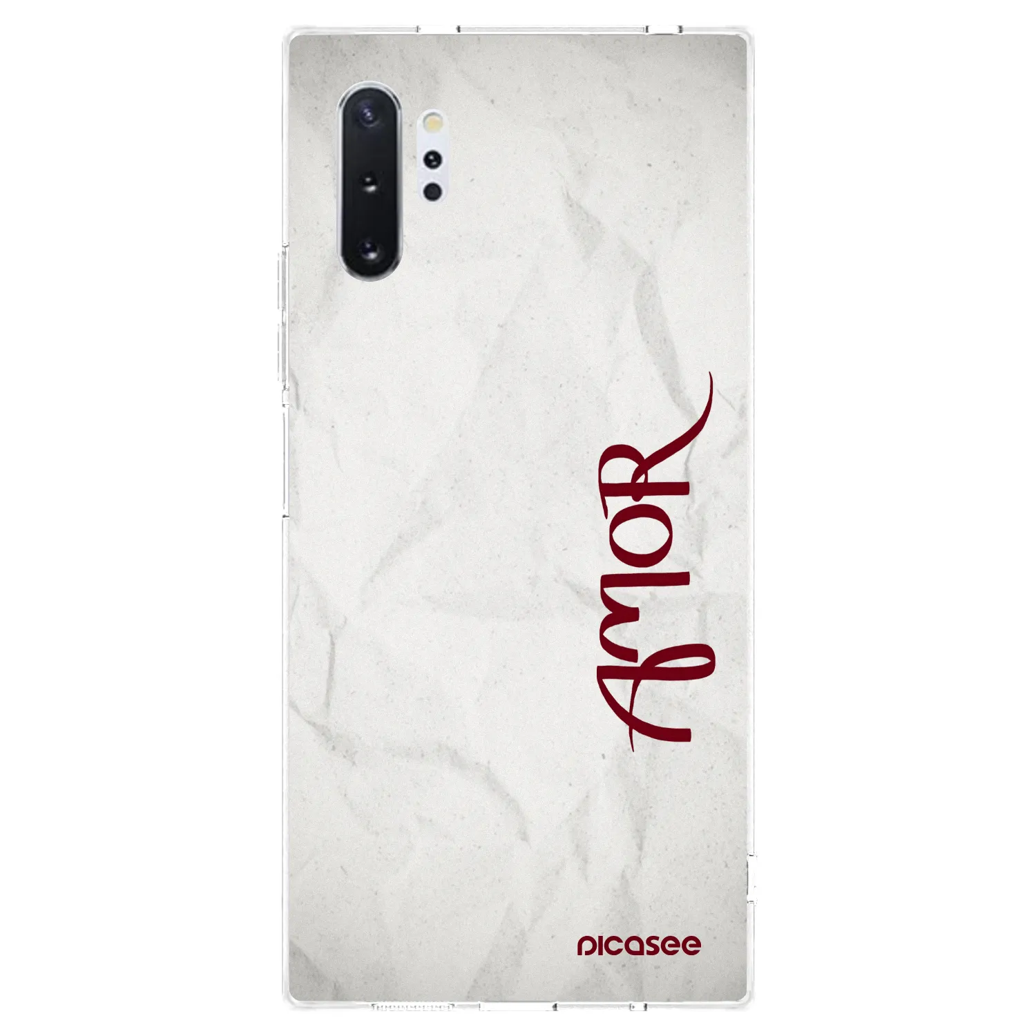 Picasee silikonski prozorni ovitek za Samsung Galaxy Note 10+ N975F - Amor