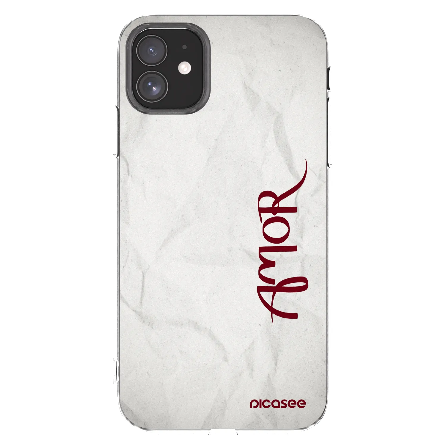 Picasee silikonski prozorni ovitek za Apple iPhone 11 - Amor