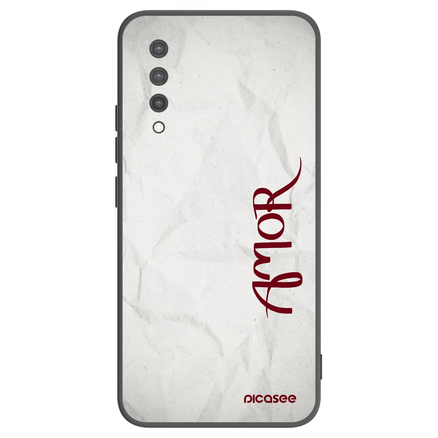 Picasee silikonski črni ovitek za Xiaomi Mi 9 Lite - Amor