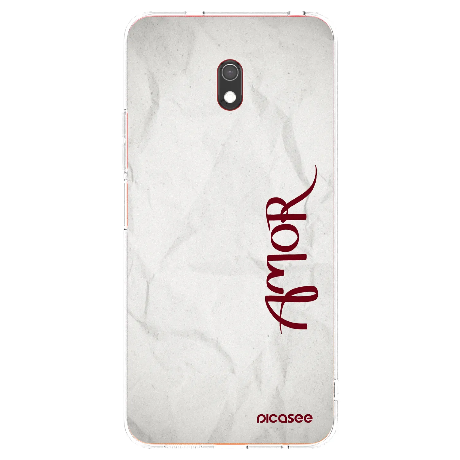 Picasee silikonski prozorni ovitek za Xiaomi Redmi 8A - Amor