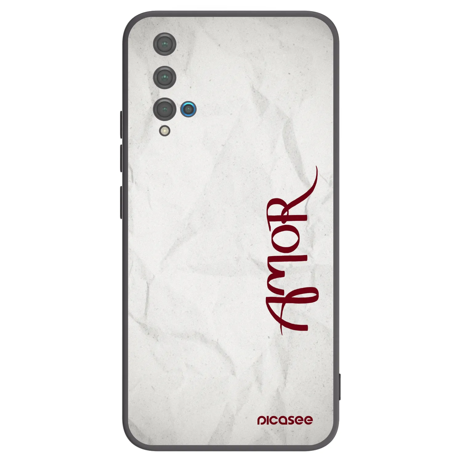 Picasee silikonski črni ovitek za Huawei Nova 5T - Amor